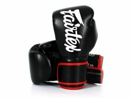 FAIRTEX MICROFIBER GLOVES BLACK/RED