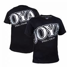 JOYA T SHIRT &quot;FADED BLACK&quot; SILVER