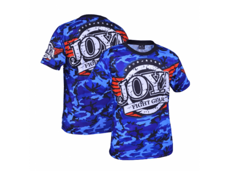 Joya T-Shirt - Camo Blauw