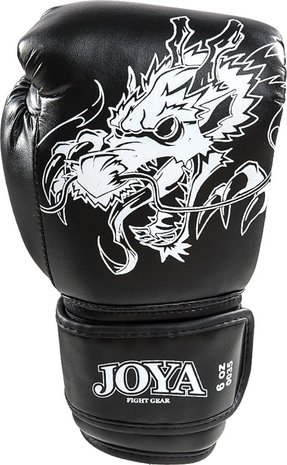 Joya Dragon Kickbokshandschoenen PU - Zwart - Wit